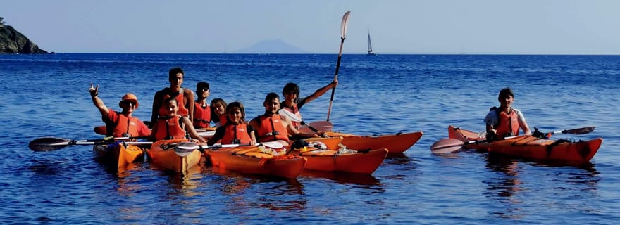 Capoliveri : excursion en kayak à Golfo Stella avec plongée en option