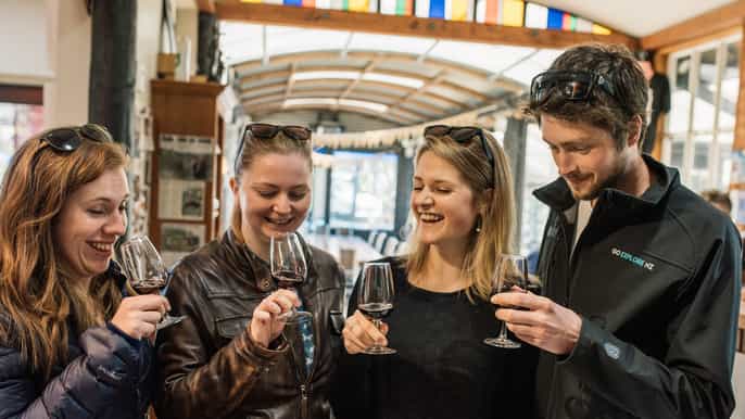 napier medio día de vino y experiencia gastronómica