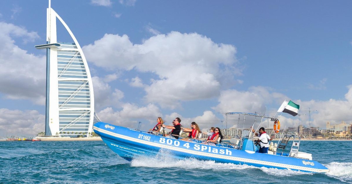 speed boat tour in dubai