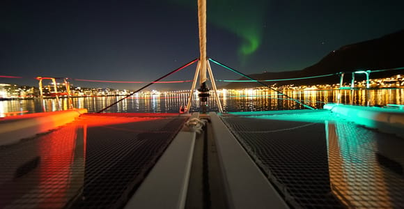 Tromsø: Small-Group Northern Lights Luxury Catamaran Cruise