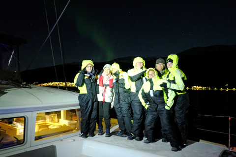 Tromsø: Cruzeiro de catamarã de luxo pela aurora borealTromsø: cruzeiro de catamarã de luxo na aurora boreal