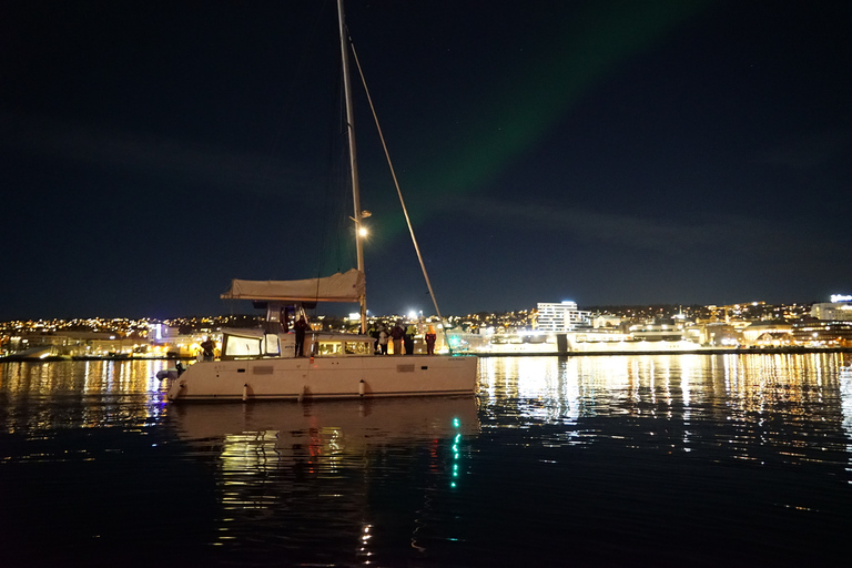 Tromsø : Croisière de luxe en catamaran pour admirer les aurores boréalesTromsø : Croisière de luxe en catamaran sur les aurores boréales