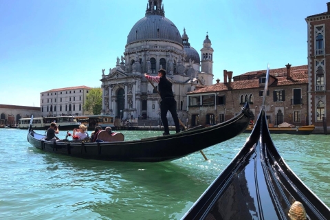 Venedig: Kombiticket Sightseeing-Rundgang & GondelfahrtTour auf Englisch