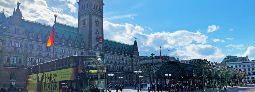 Hamburg: Bus Tour and Guided Reeperbahn Tour Combo