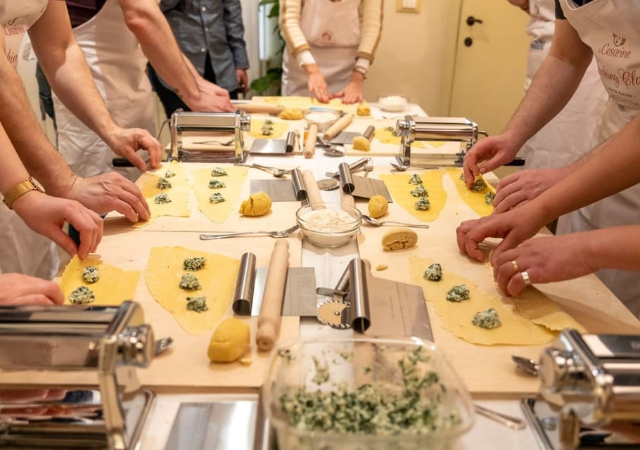 Roma Elaboración de pasta y cata de vinos en una villa del Trastevere