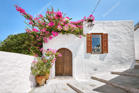 Från Rhodos: Lindos tur-retur busstransfer med fri tidRhodos: Bussresa till Lindos tur och retur med fri tid