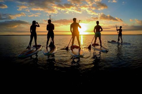 Bacalar: stand up paddle-tour bij zonsopgang