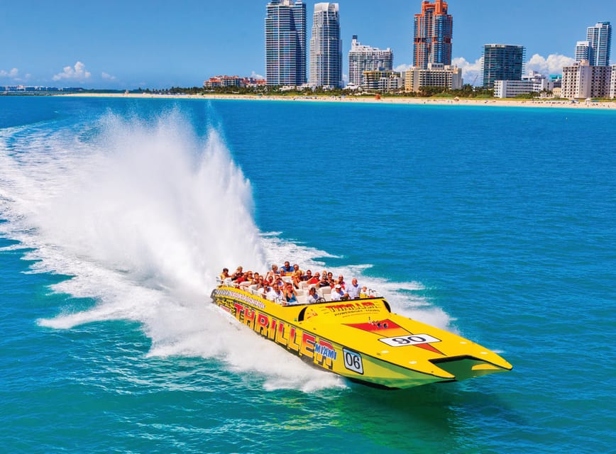 Miami: 45-Minute Sightseeing Speedboat Tour