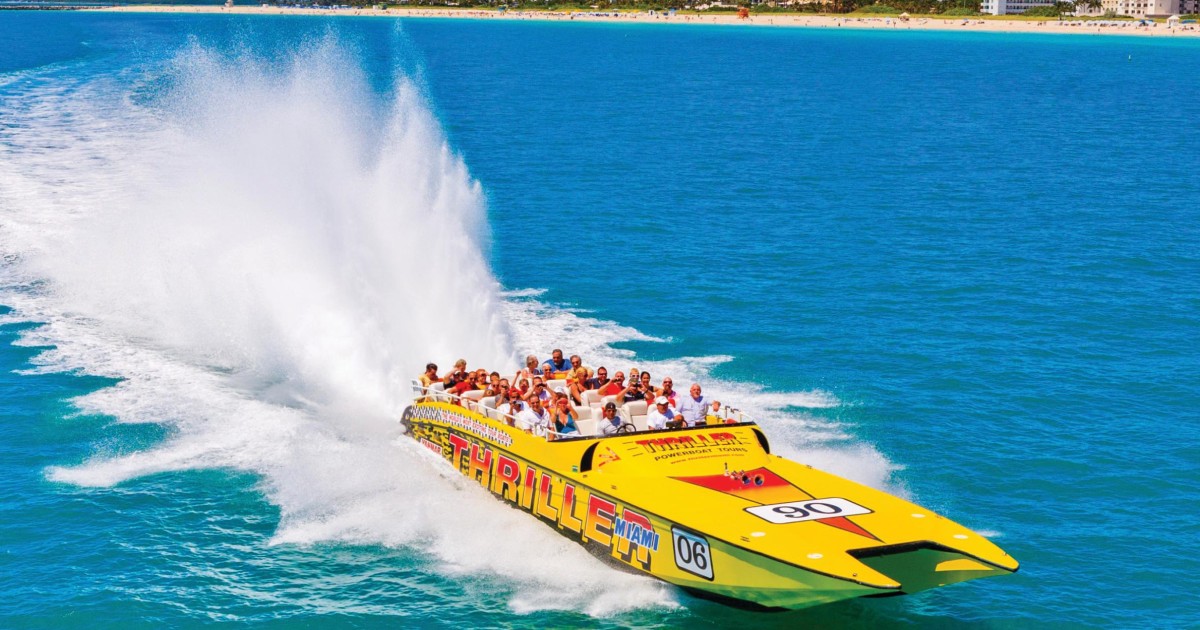 miami beach speed boat tours