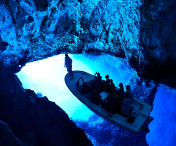 From Hvar: Blue and Green Cave Day Tour