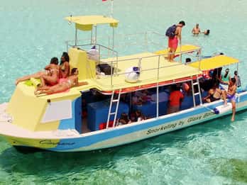 Cozumel: VIP Glass Bottom Boat & Snorkeling 3 Reefs Tour