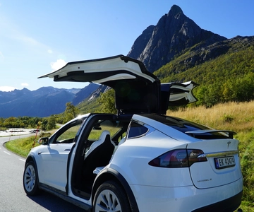 Tromsø: Fjord Sightseeing in a Tesla X Luxury Electric Car