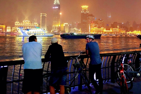 Visite à vélo en petit groupe de Shanghai Charming Night