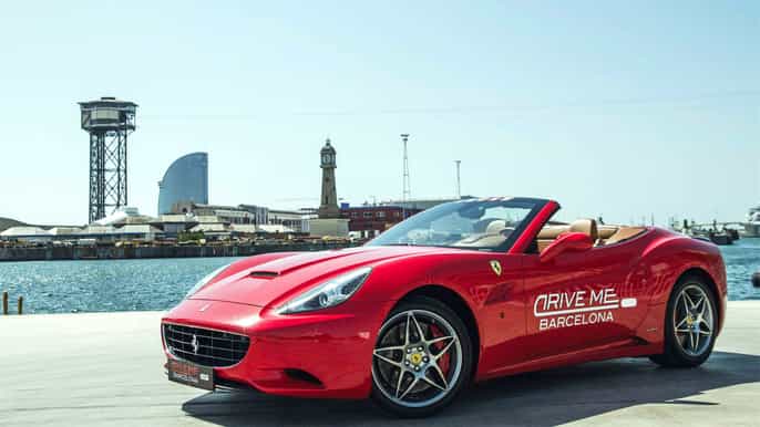 barcelona ferrari driving and jet ski experience