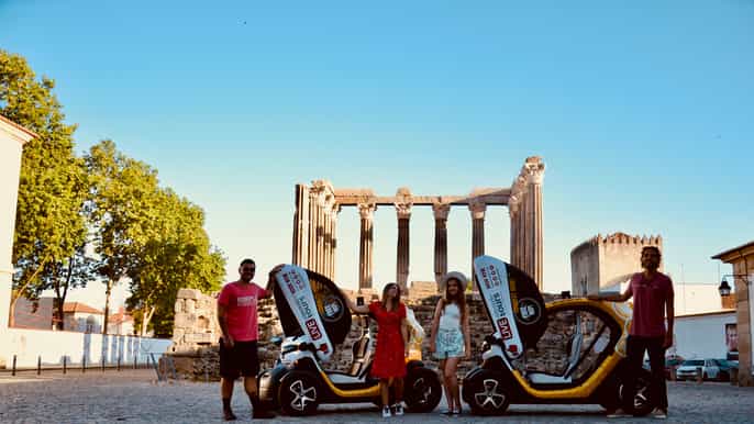 evora 4hour selfguided electric car historic tour w/ gps