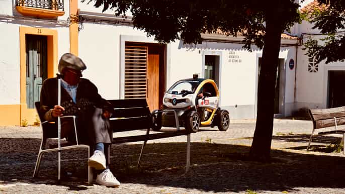 evora 4hour selfguided electric car historic tour w/ gps