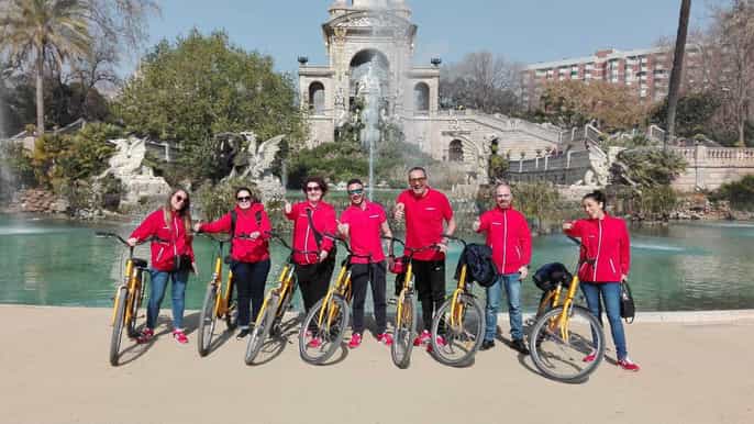 barcelona geführte radtour in italienischer sprache