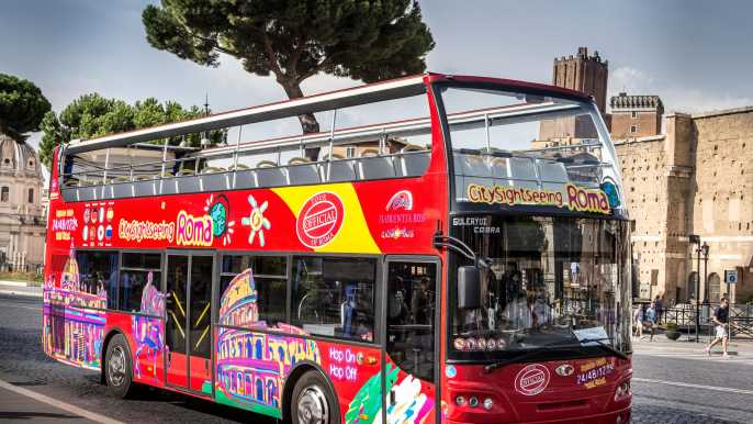 Roma: autobús turístico con audioguía