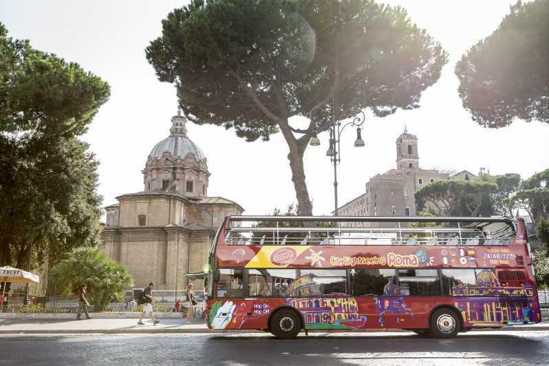 Rome City Sightseeing Hop On Hop Off Bus With Audioguide Getyourguide 5732