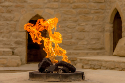 From Bakü: Sightseeing - Ateshgah - Yanardag - Gobustan