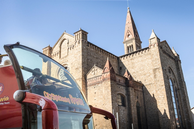 Uffizi Gallery Guided Tour & Hop-on Hop-off Bus Tour Ticket Uffizi Gallery Ticket Entrance & 48 hour Hop-on Hop-off Bus