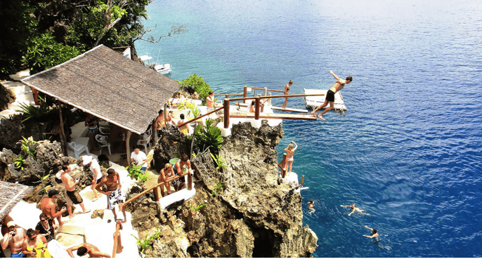 boracay ariels point cliff jump allinclusive boat tour