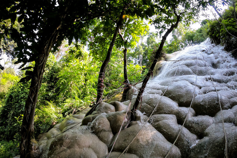 Chiang Mai: Boat Ride and Cycling Tour to Sticky Waterfall