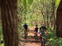 Chiang Mai, Boat Ride and Cycling Tour to Sticky Waterfall - Housity