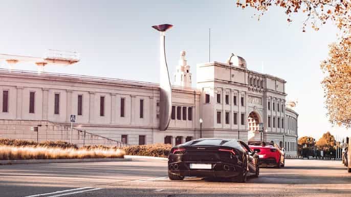 ferrari driving experience in old urban f1 circuit
