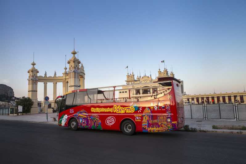 Palermo: Tour en Autobús Hop-on Hop-off Billete de 24 horas