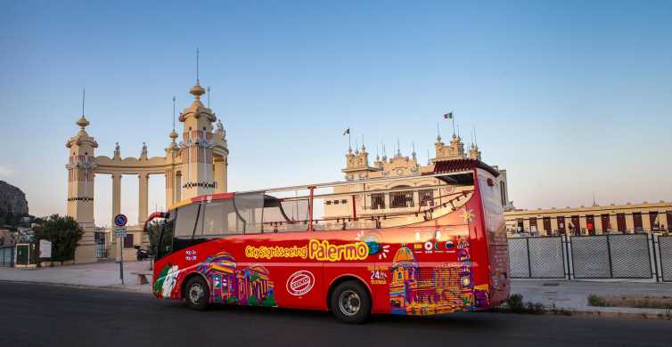 Palerme : visite en bus à arrêts à arrêts multiples billet de 24 heures