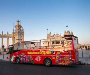 Palermo: Hop-on Hop-off busstur med 24-timersbillett
