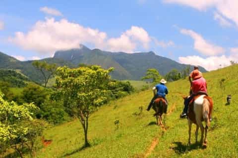Paraty: 3-stündige Regenwaldritt- und Wasserfalltour