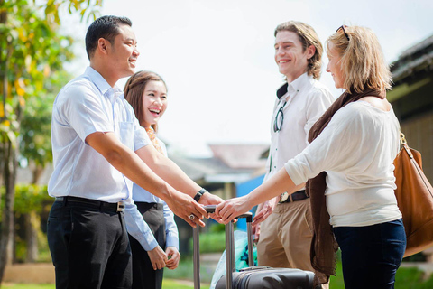 Lotnisko Trat: Wspólne transfery do/z Koh Chang z promemGrupowy transport w 1 stronę z Ko Chang na lotnisko TDX