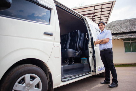 Lotnisko Trat: Wspólne transfery do/z Koh Chang z promemGrupowy transport w 1 stronę z Ko Chang na lotnisko TDX