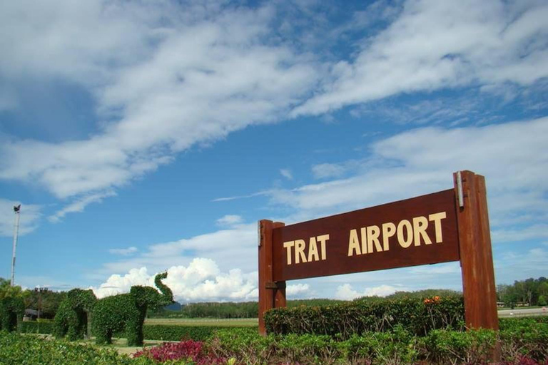 Lotnisko Trat: Wspólne transfery do/z Koh Chang z promemGrupowy transport w 1 stronę z Ko Chang na lotnisko TDX