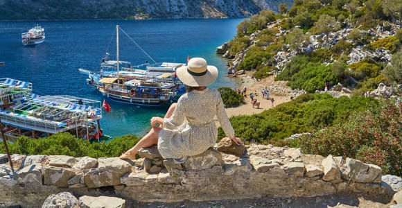 Marmaris/Icmeler Aegean Island Boat Trip w/Soft Drinks