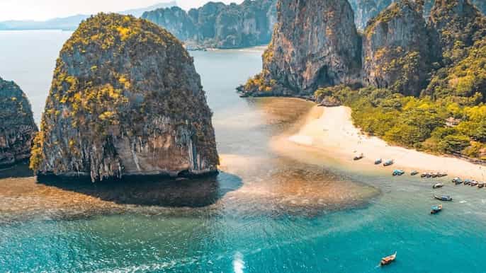 krabi chartered private speed boat to 4 islands