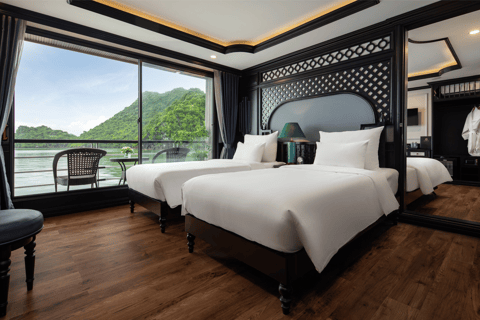 Hanoi: 2-Day Halong-Lan Ha Bay BEST SELLER 5* cruise balcony