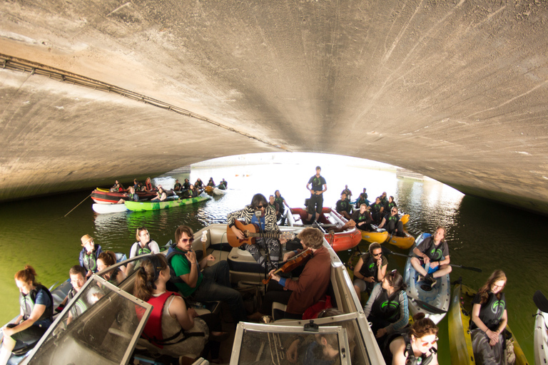 Dublín: Excursión en kayak por la música bajo los puentes