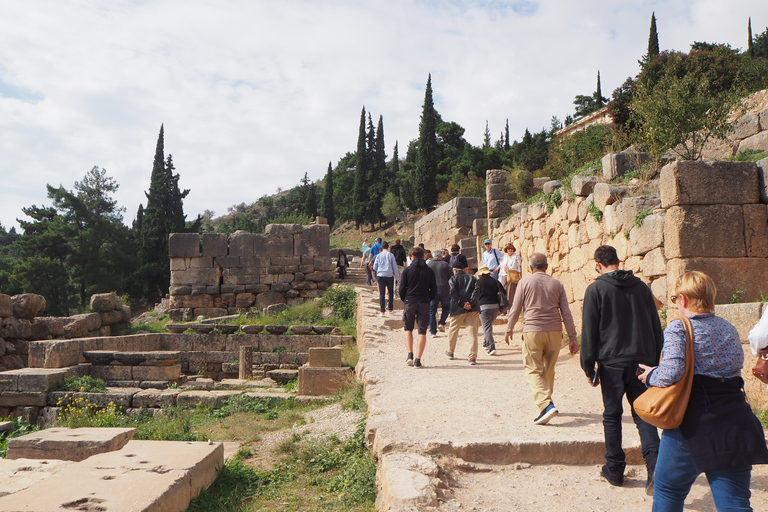 Vanuit Athene: dagexcursie naar DelphiRondleiding in het Engels