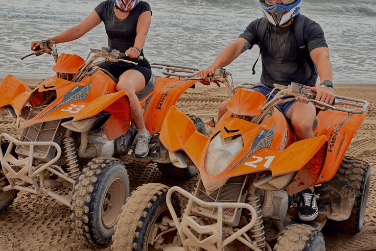 Agadir: Dunes & Beach ATV Quad Safari with Moroccan Tea Single Quad Bike