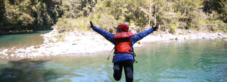 Rivière Tongariro : Rafting en eaux vives de niveau 3