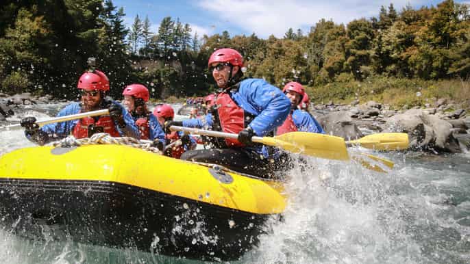 tongariro river grade 3 whitewater rafting