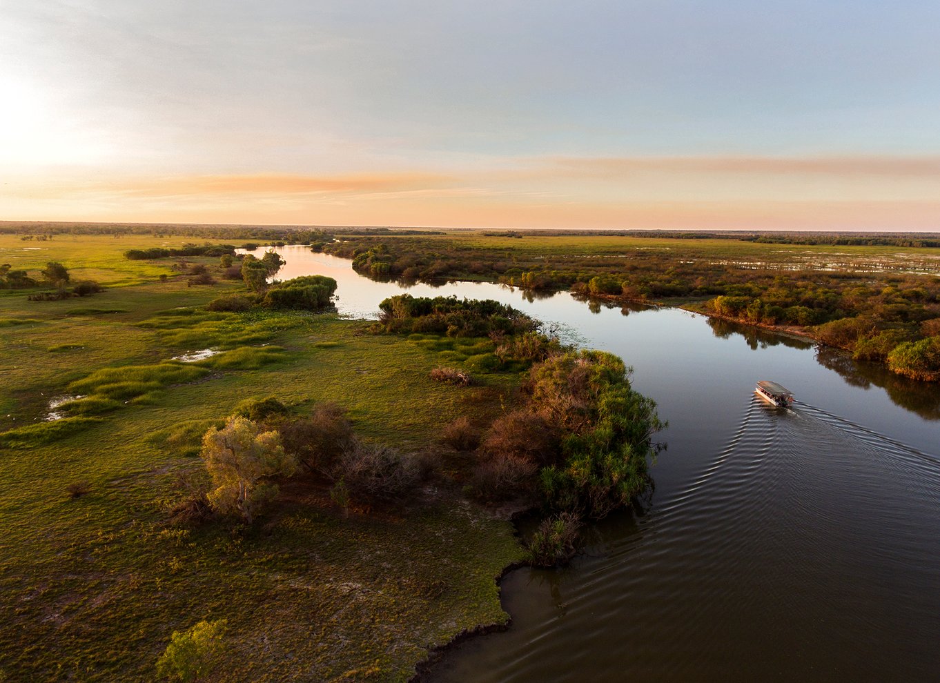 Det nordlige territorium: Corroboree Billabong Nature Cruises