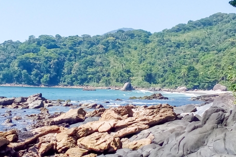 Desde São Paulo: Excursión de un día a la Isla de Santo Amaro y las Playas SalvajesDesde São Paulo: tour a playas salvajes de isla Santo Amaro