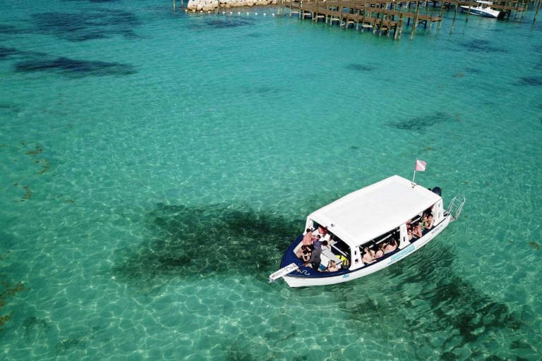 Nassau: barco con fondo de vidrio, bote banana y tour de snorkelNassau: tour en barco con fondo de cristal, barco banana y esnórquel