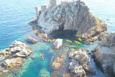 costa brava sea kayak tour from lloret de mar