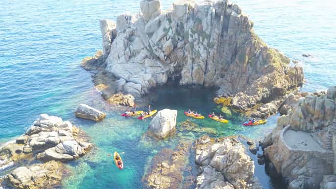 costa brava sea kayak tour from lloret de mar