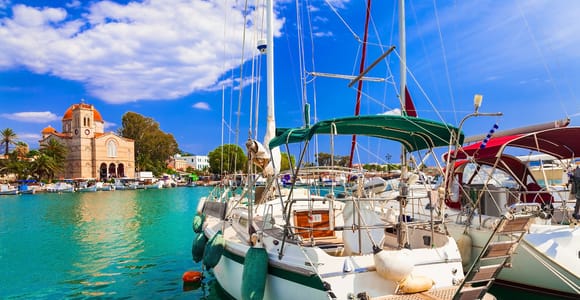 Depuis Athènes : journée guidée à Égine avec baignade